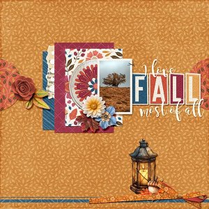I love Fall most of all