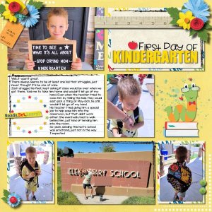 First Day of Kindergarten
