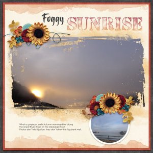 Foggy Sunrise