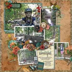 Bike Riding Into Nature