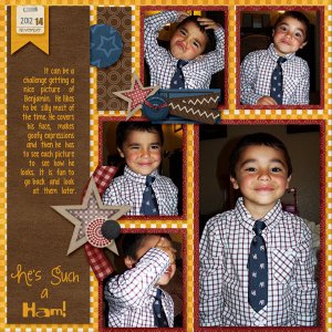 He Such a Ham!