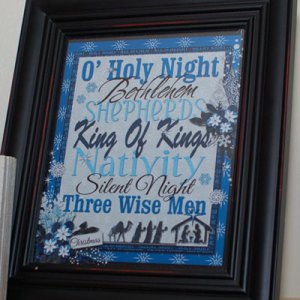 Silent Night christmas printable