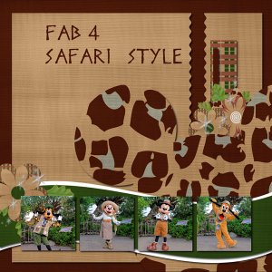 Fab 4 Safari Style