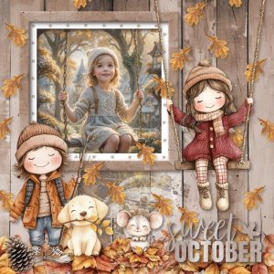 girl on swing