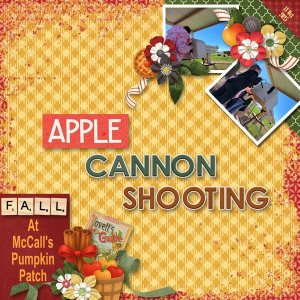 Apple Cannon Shooting