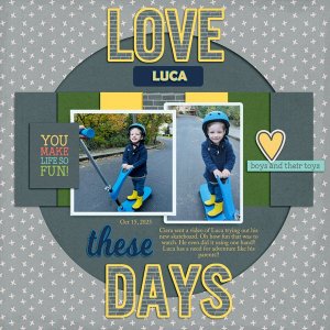 Luca Skateboarding