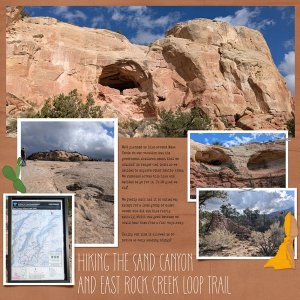 Hiking Sand Canyon and East Rock Creek Loop