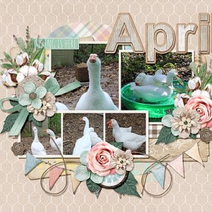 April 2026 Calendar Topper