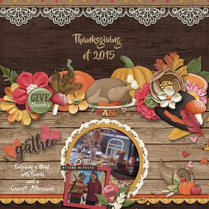 Thanksgiving of 2015