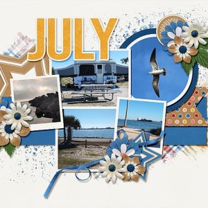 July 2026 Calendar Topper