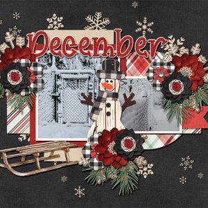 December 2026 Calendar Topper