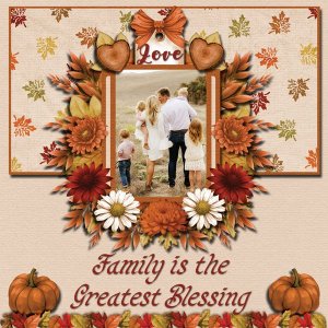 Family Is The Greatest Blessing