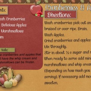 Cranberry & Apples