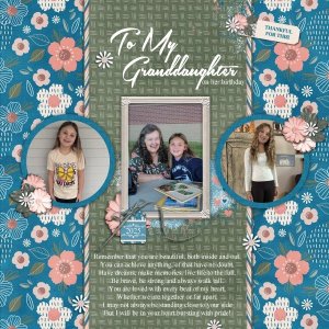 To My Granddaughter