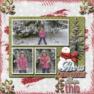 Snow One Cuter