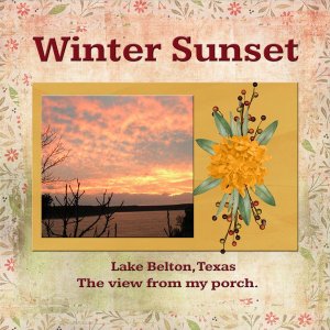 Winter Sunset