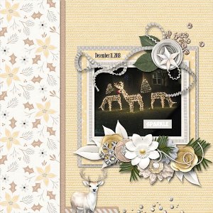 Sparkling Deer Decorations