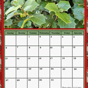 December 2026 Calendar Page