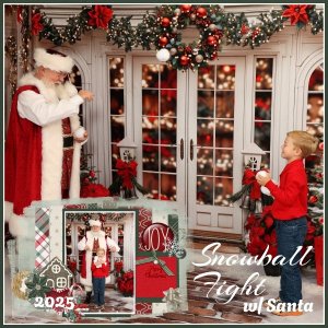 Snowball Fight w/ Santa