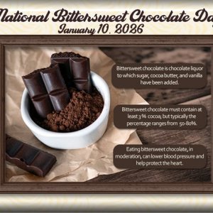 ATC 2026-006 National Bittersweet Chocolate Day