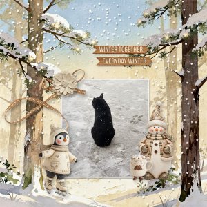 Snowy friends