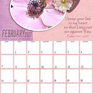 February Calendar 2027