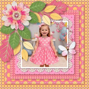 polka dot girl