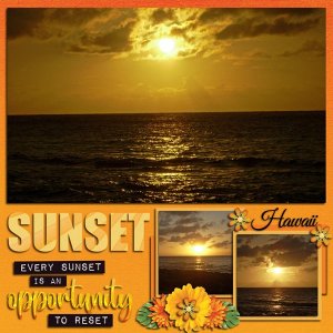 Hawaii Sunset
