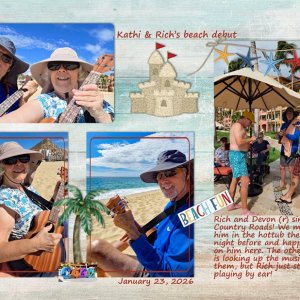 ukes on the beach
