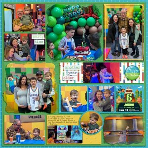 Jaxon's 6th Birthday Party at Skyzone