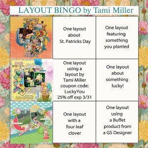 March 2026 Bingo Card