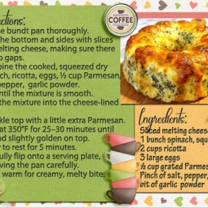 Cheesy Spinach Ricotta Ring