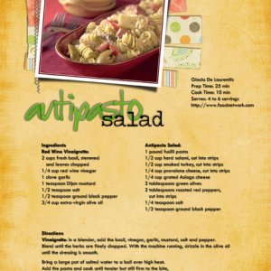 Antipasto Salad - AUGUST WFD