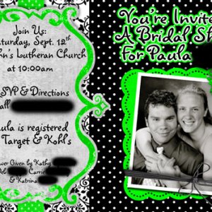 My Cousin's Bridal Shower Invite
