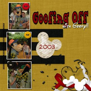 Goofing off with Goofy