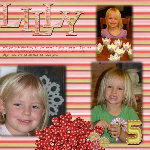 Lilly is 5!