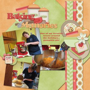 Baking Memories - Pumpkin Pie
