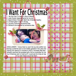 My 2012 Christmas Wish