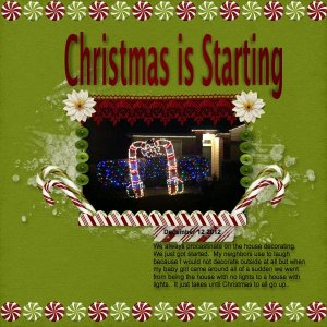 Christmas is Starting
