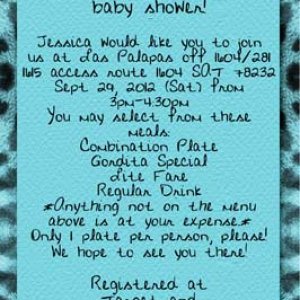 Baby Shower invite
