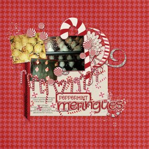 Peppermint Meringues