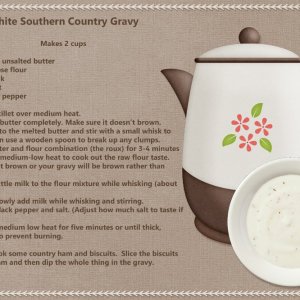 White Southern Country Gravy
