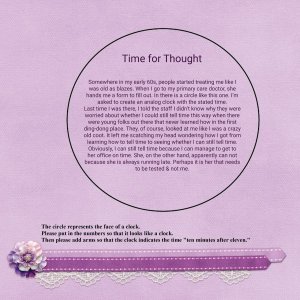 Time for Thought