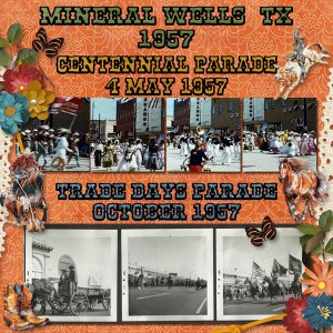 Mineral Wells 1957 Parades