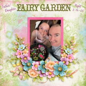 Father Daughter Fairy Garden Night