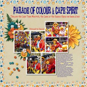 Parade of colour and Cape Spirit
