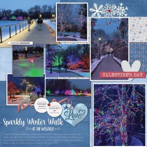 Sparkly Winter Walk at the Wellfield Botanic Garden 2/14/26: Page 1
