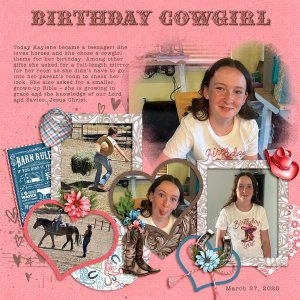 Birthday Cowgirl