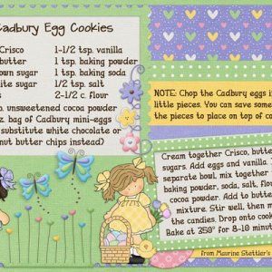 Cadbury Egg Cookies