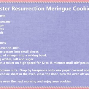 Easter Resurrection Meringue Cookies